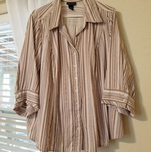 Lane Bryant Women's Button Down Blouse